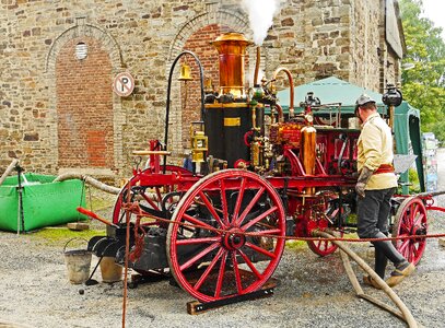 Historically fire hose delete photo