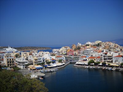 Greece crete agios nikolaos photo