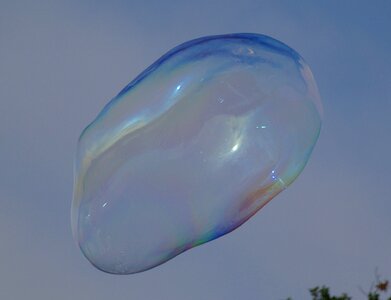 Soap bubble blubber large photo