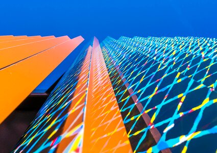 Ventilation colorful grid