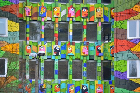 Painting art facade