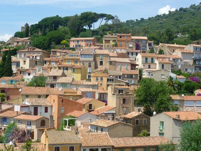 Village mediterranean france photo