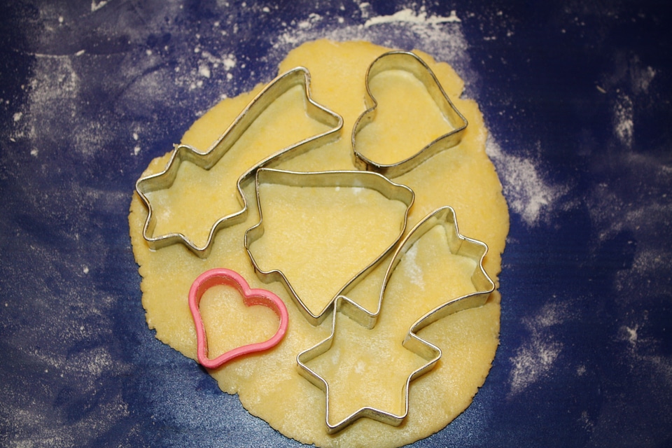 Austechformen shortcrust pastry work surface