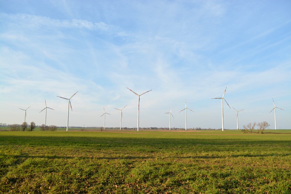 Wind energy windräder sky