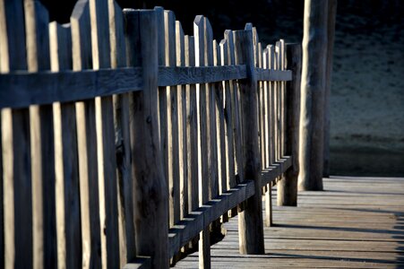 Fencing rails wood