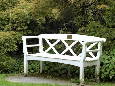 Resting place bench sit photo