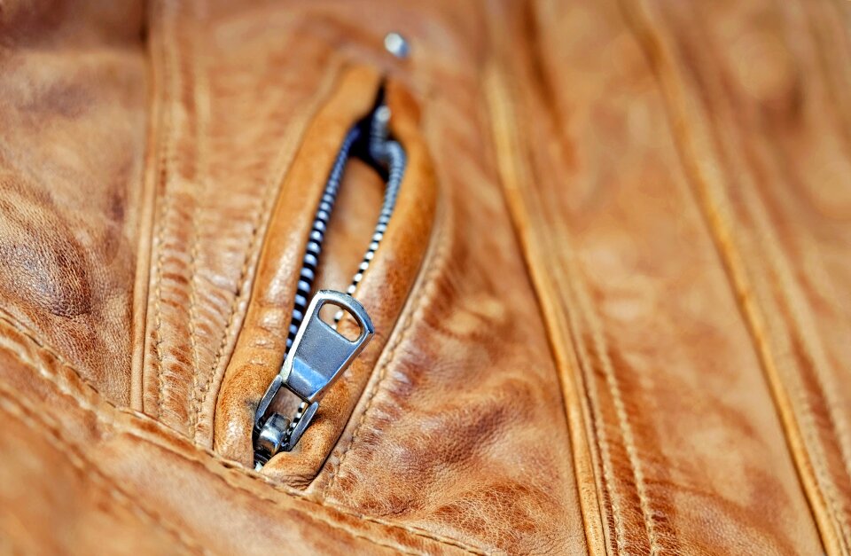 Shiny open leather