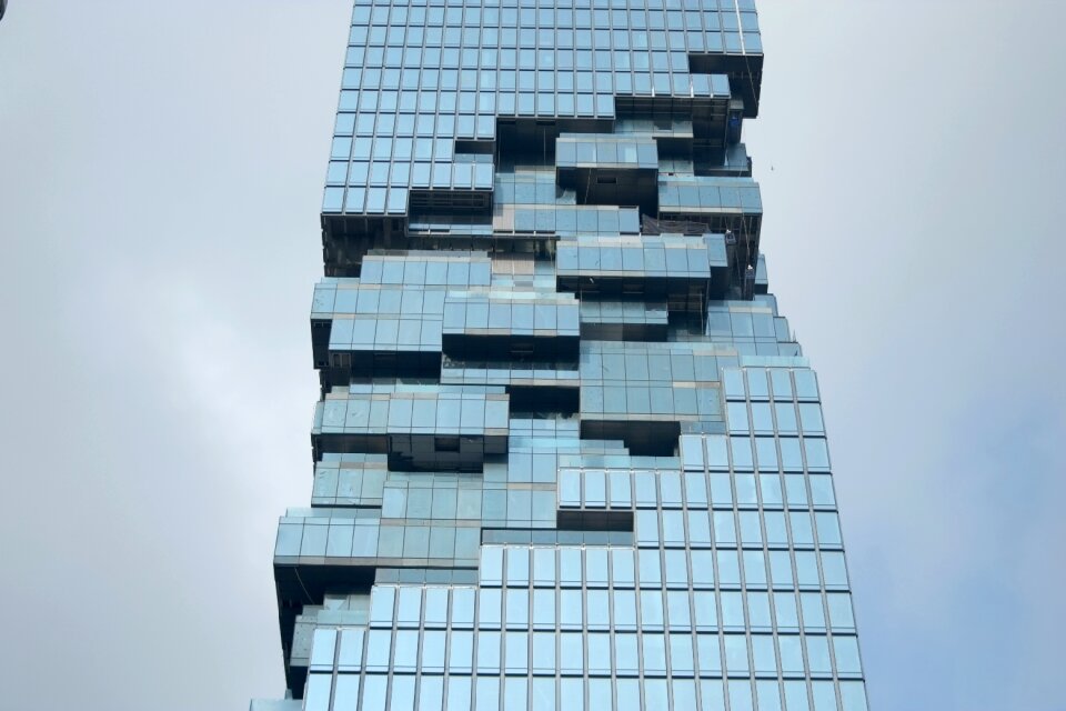 Sky construction worker