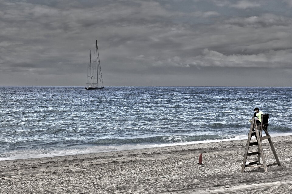 Guard booth sea sand