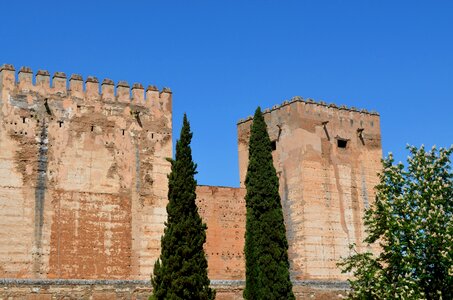 Fortress wall tower photo