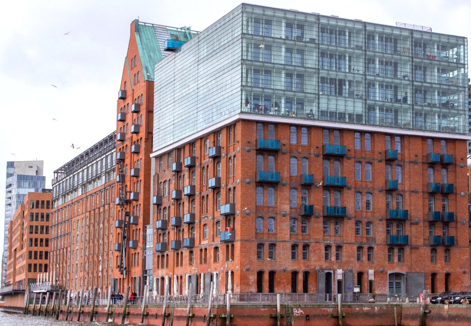 Building hamburg facade