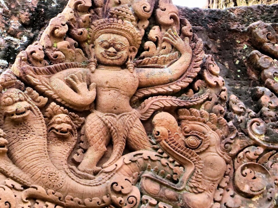 Temple statues pediment