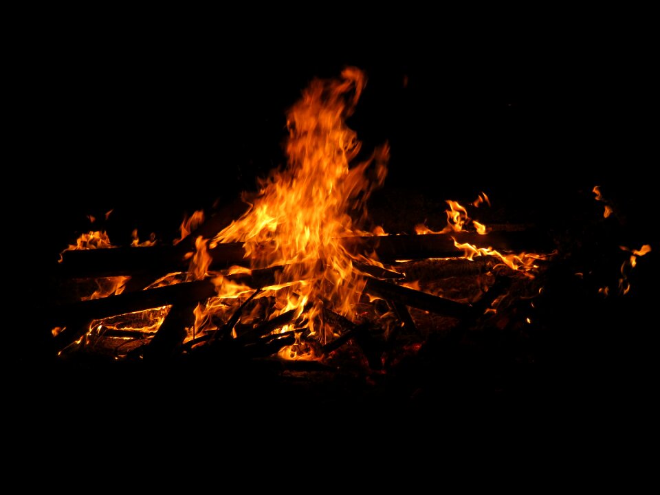 Customs campfire wood