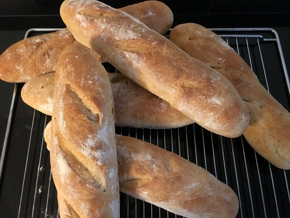 Bread baked goods food