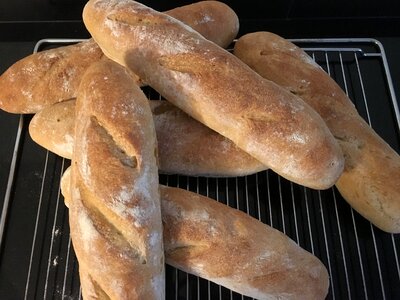 Bread baked goods food photo