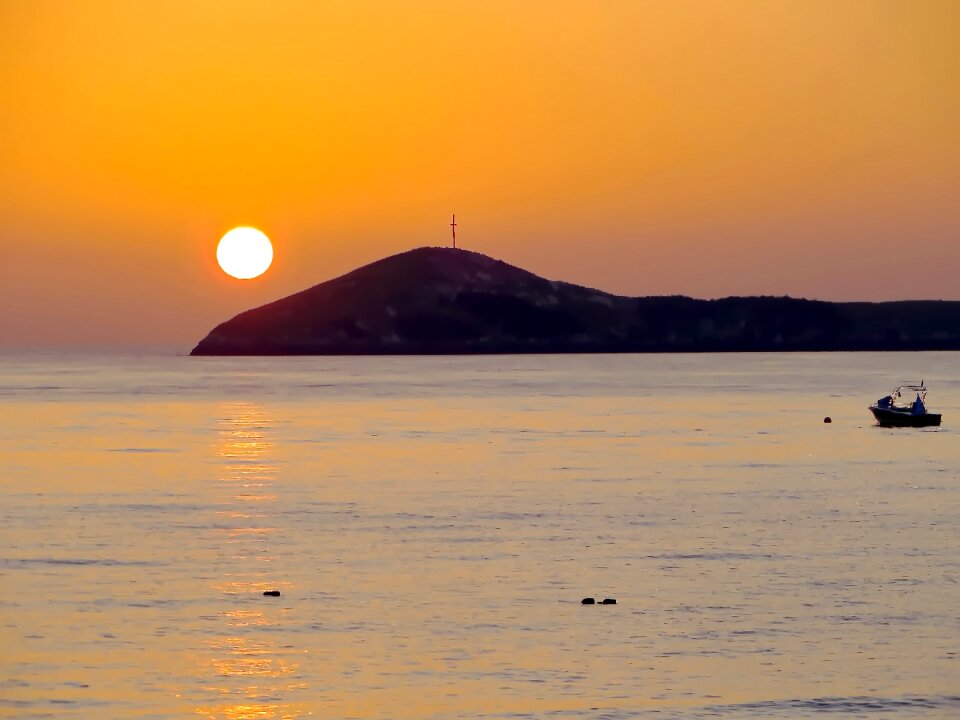 Marine sunrise sun