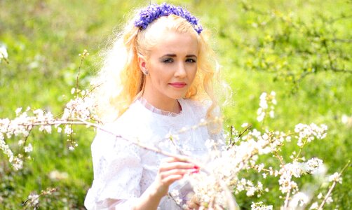 White blue eyes blonde