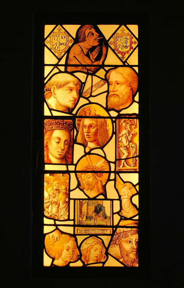 Window colorful christian