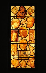 Window colorful christian