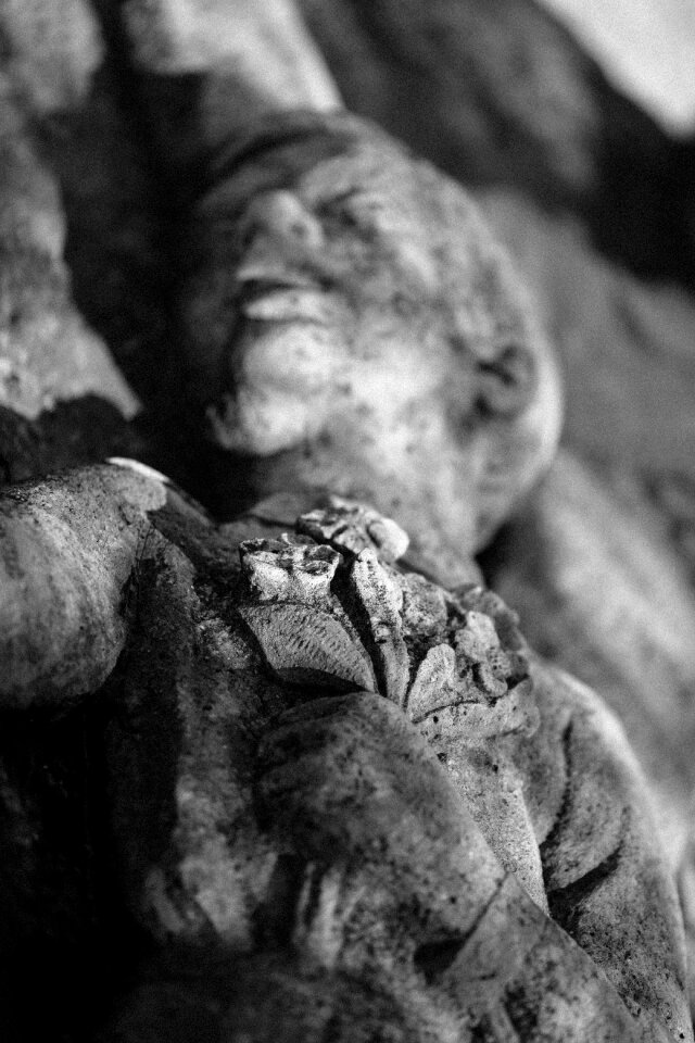Stone communism monument