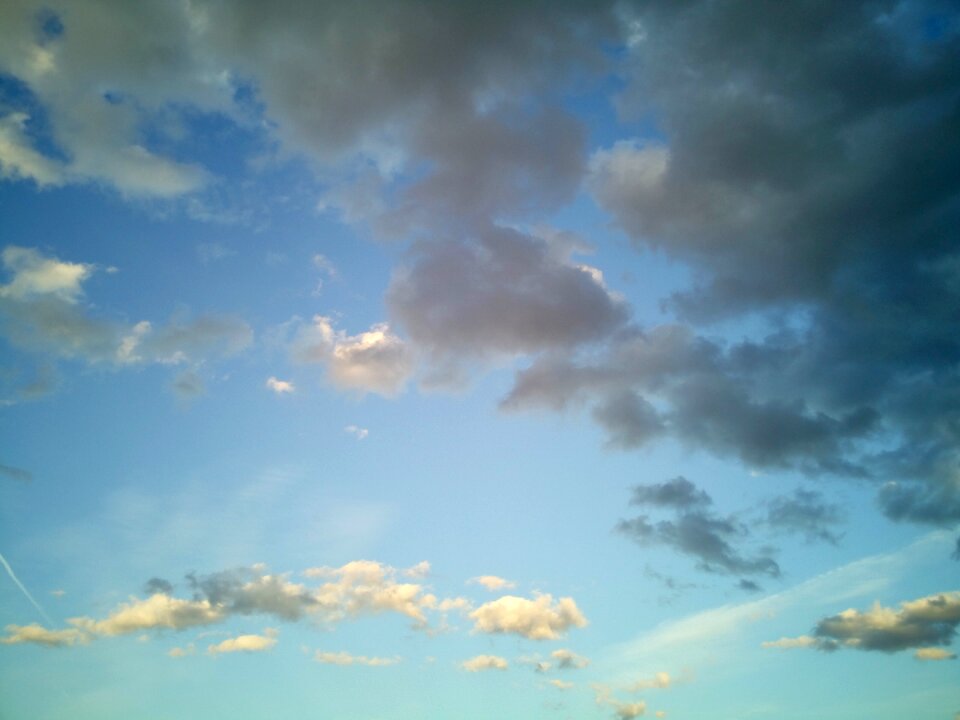 Sunset clouds nature