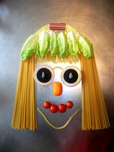 Food face sunglasses