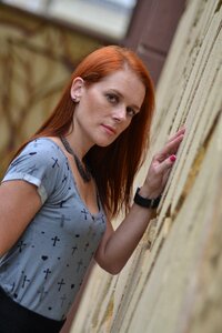 Model girl redhead