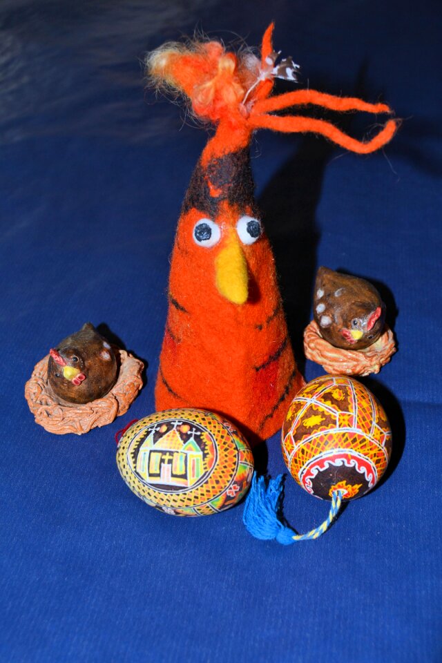 Hen's egg goose egg art