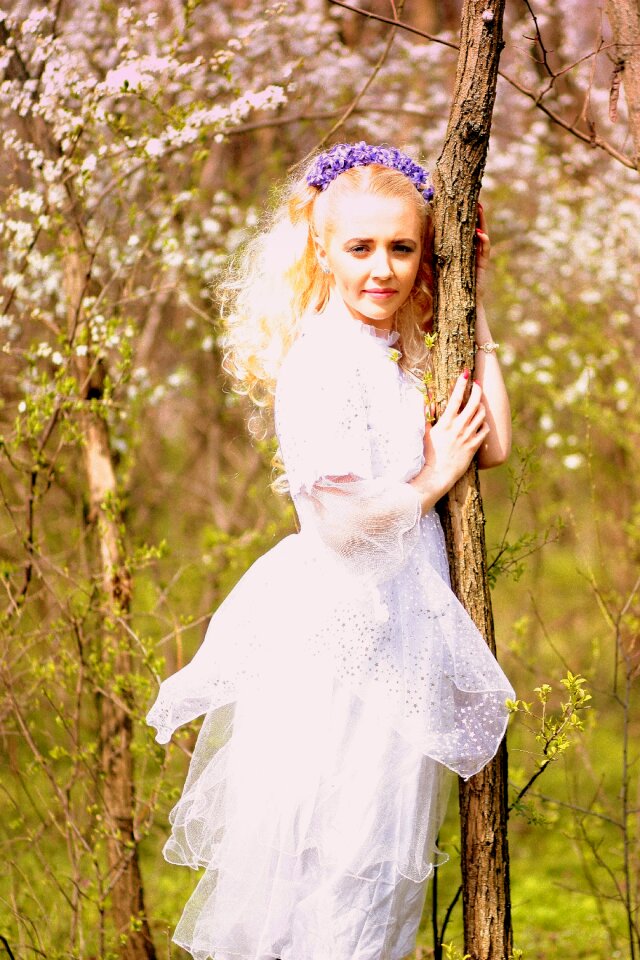 White blue eyes blonde