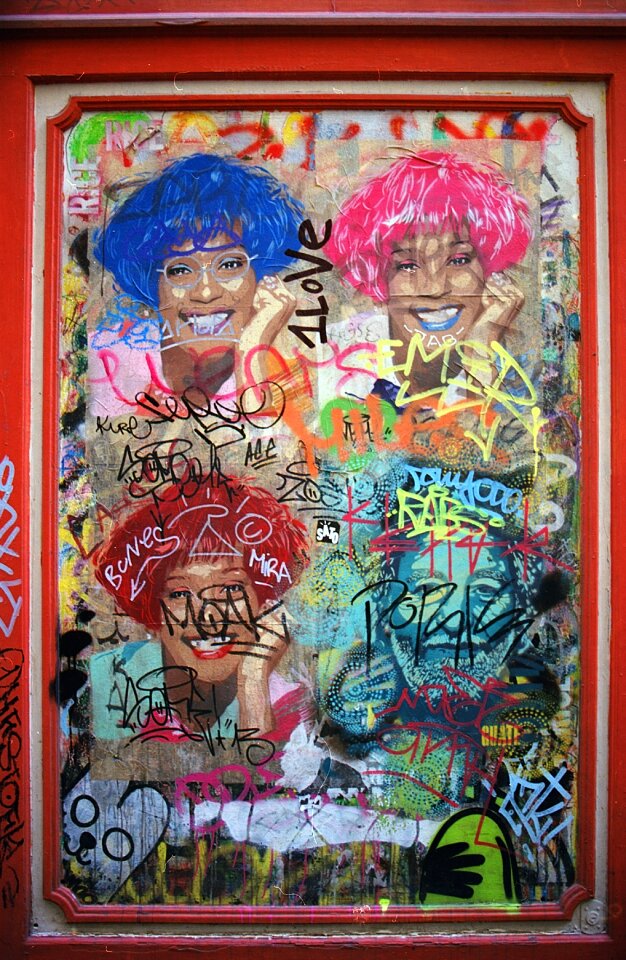Graffiti street city