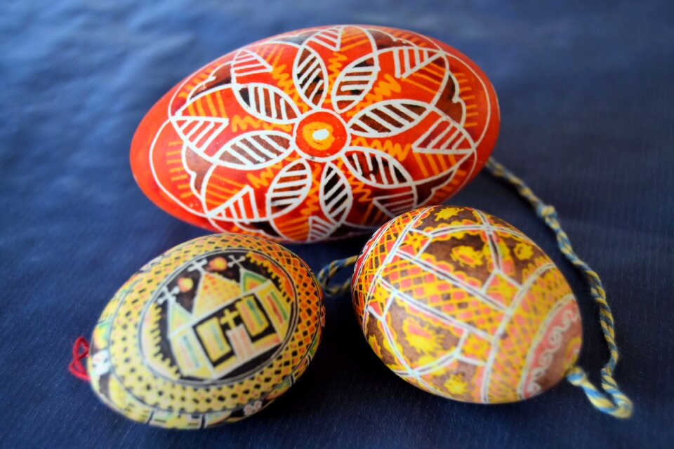 Hen's egg goose egg art