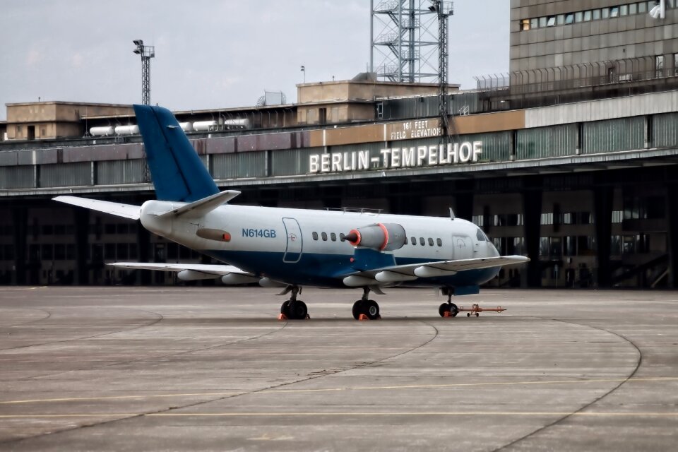 Tempelhofer field hangar central airport