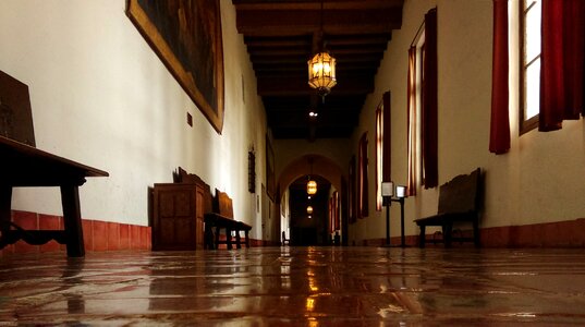 Hallway mexican architecture
