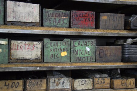 Boxes old workshop