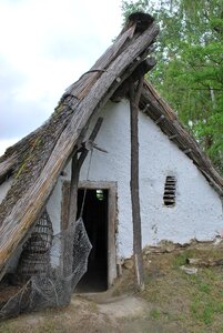 Fishing hut ethnographic memorial ancient occupation