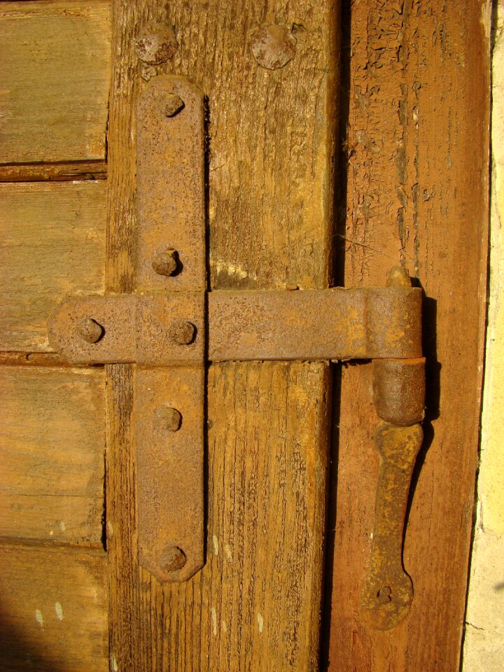 Iron door antique ancient crafts memory