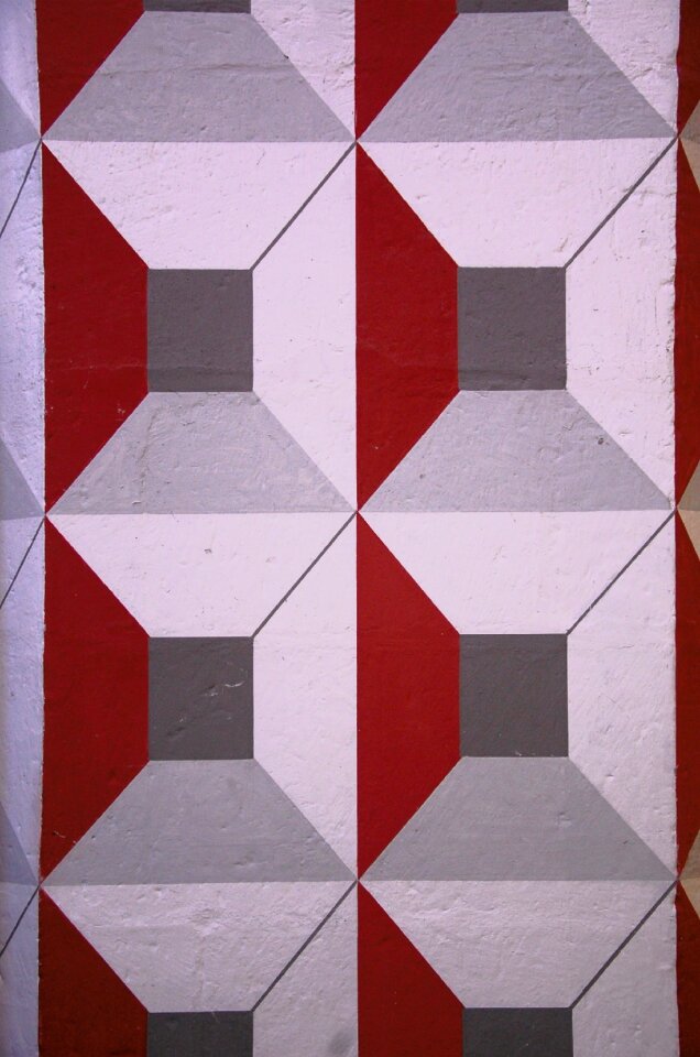 White red geometry