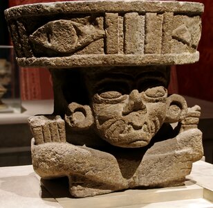 Columbian mesoamerica primitive art photo
