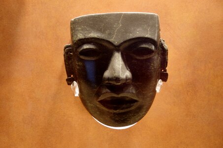 Mesoamerica primitive art mask photo