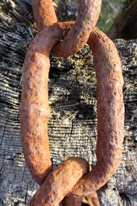 Chain metal rusted photo