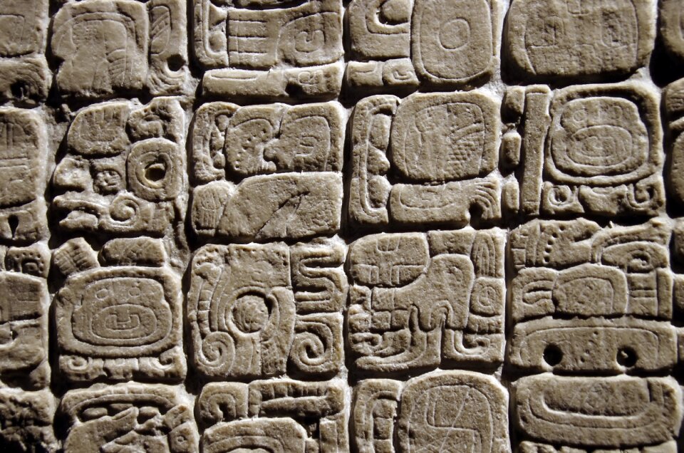 Maya writing columbian