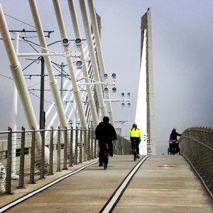 People's bridge walking