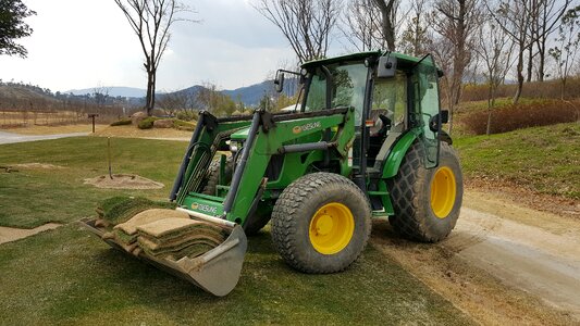 Building grass lawn