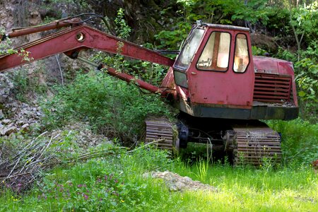 Construction machine old shovel