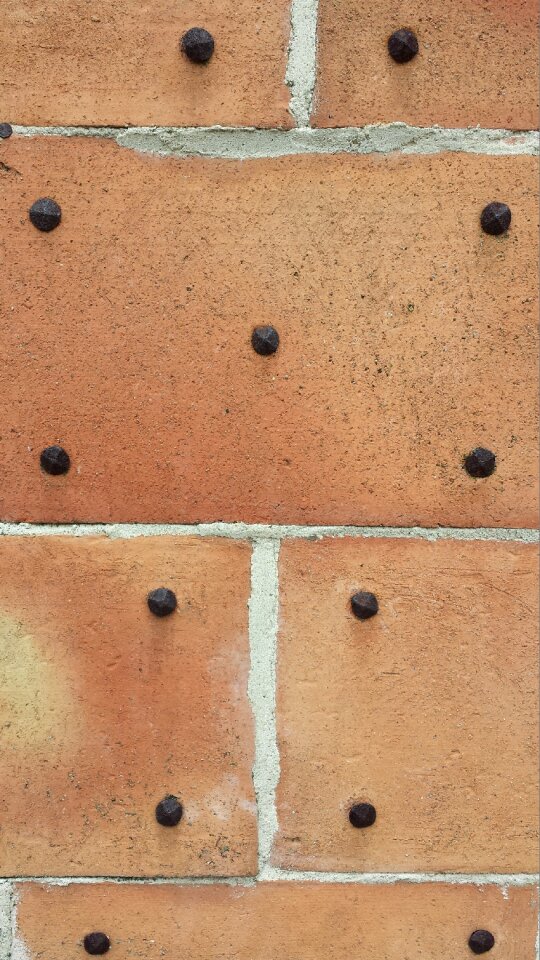 Old houses facade bricks