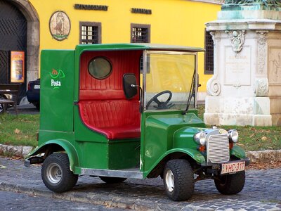 Post van vehicle vintage post van