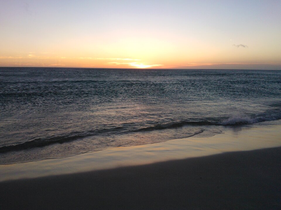 Sunset beach mar