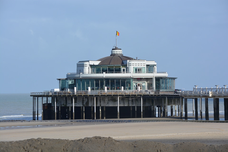 Blankenberge sea beach