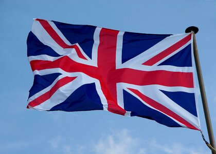 Union jack england pavilion