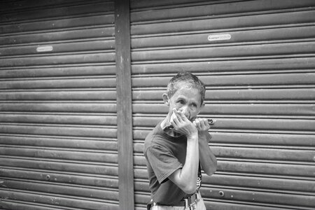 Folk black white